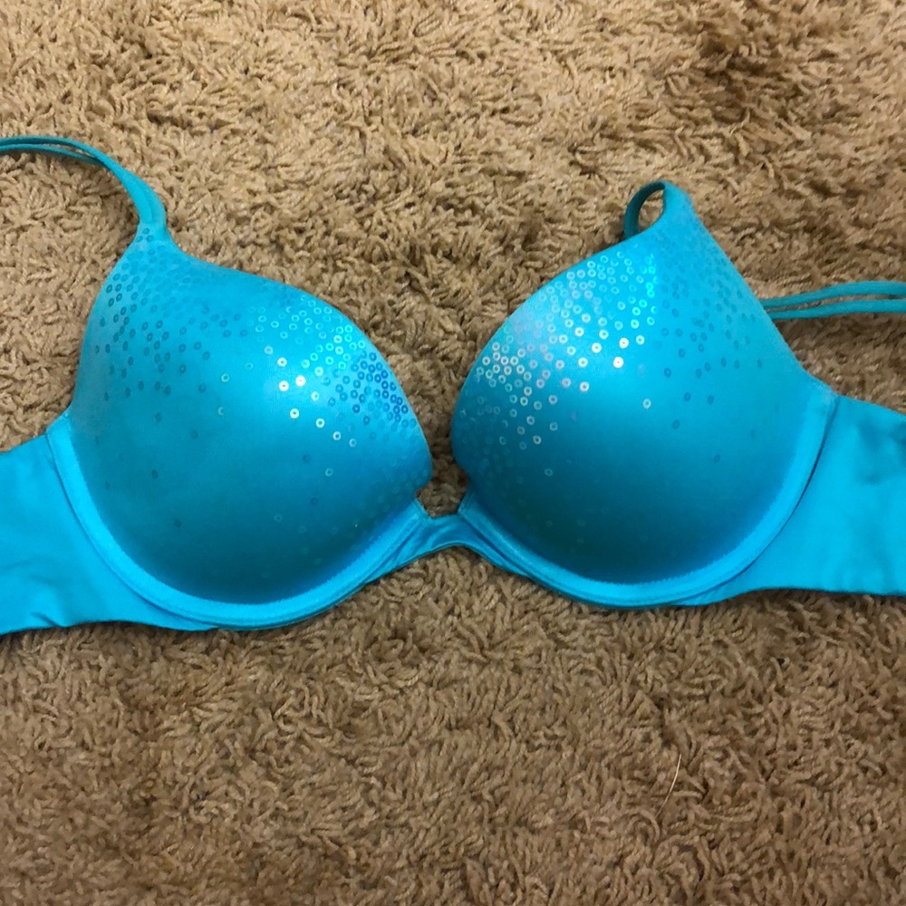 Victoria’s Secret Blue Push-Up Bra